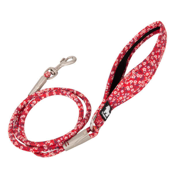 Baumwollseilleine für Hunde – Poppy Rot