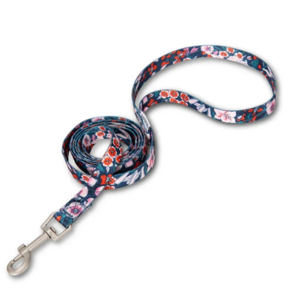 Blumenseilleine für Hunde mit floralem Muster