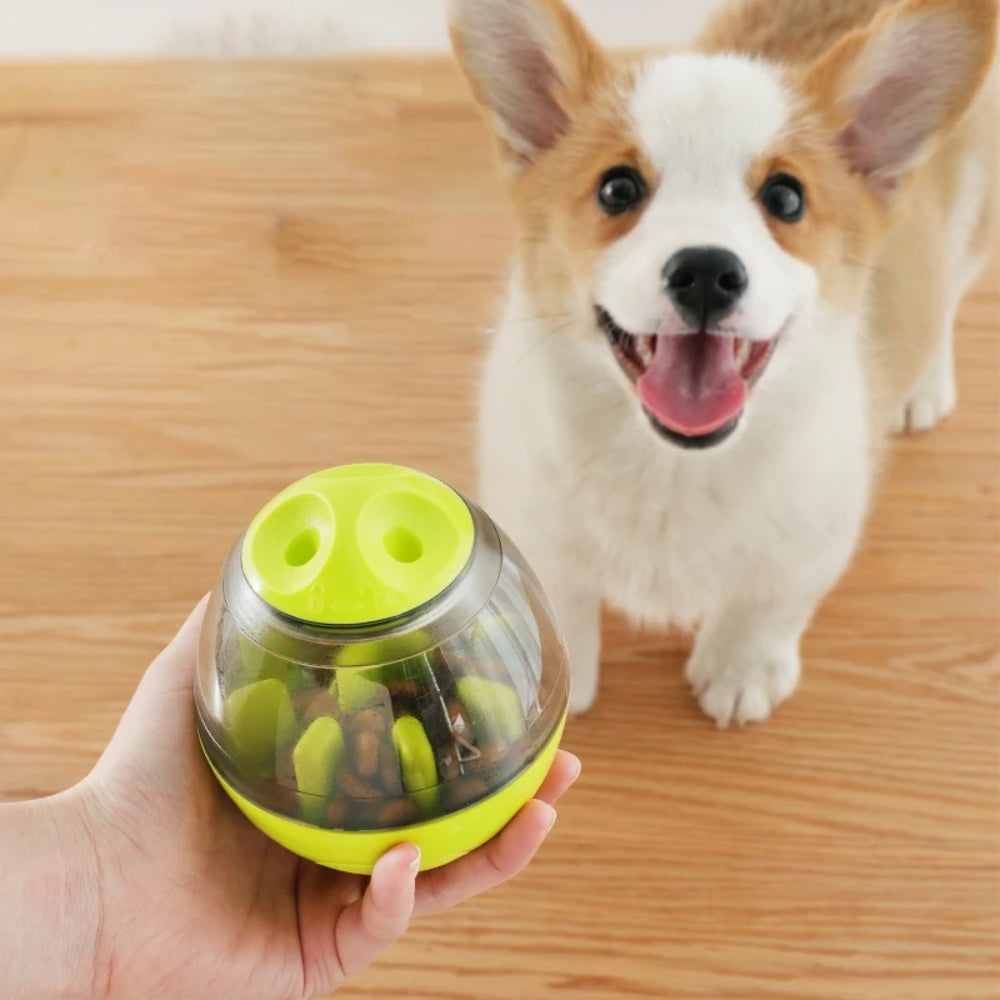 Interaktiver Futterspender – Tumbler Design für Hunde und Katzen
