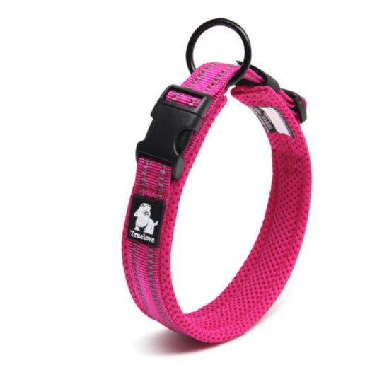  Mesh-Hundehalsband mit Reflexstreifen