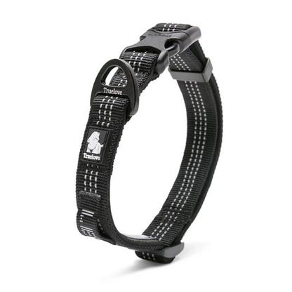 Verstellbares Nylon-Hundehalsband mit Sicherheitsverschluss