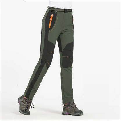 Wasserdichte Fleece-Winterhose für Damen – Perfekt für Outdoor-Aktivitäten