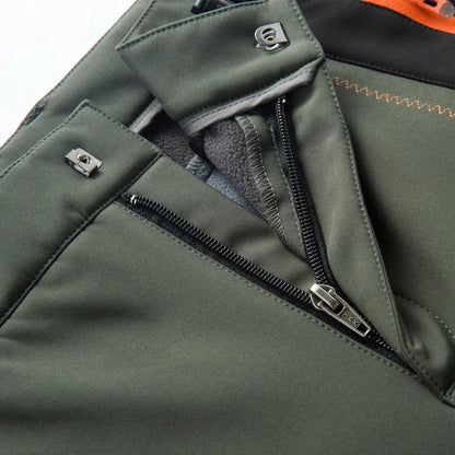Winddichte und warme Damen-Softshellhose für Wandern und Skifahren
